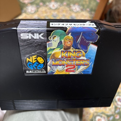 King of Monsters 2 Neo Geo ROM Retro Box Instruction Manual free shipping Japan - Picture 3 of 10