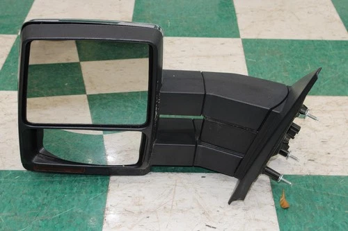 07-14 F150 *WORN* Chrome Cap Driver Side Left LH Power Tow Door Mirror Dual Arm