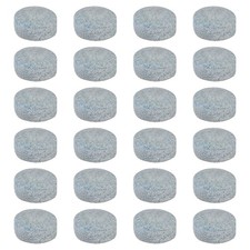 Billiard Pool Cue Tips, Pool Cue Tips Cow Leather 9mm 24 Pcs Grey