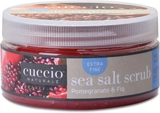 (Free Duty Tax) Cuccio Naturale Sea Salt Scrub - Extra Fine - Gently Exfolia