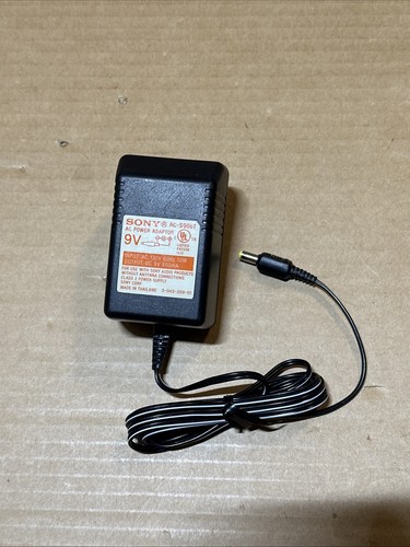 Vintage Sony AC Power Adaptor Supply AC-S906T Genuine OEM Output 9V 600mA