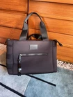 Dagne Dover Small Wade Diaper Bag Tote Satchel Navy Black Neoprene No Shoulder