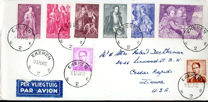 stamps-Belgium-several with dogs