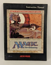 Magic The Gathering PC Game Instruction Manual (Micro Prose, 1997) - Manual Only