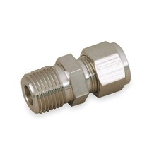 PARKER 12MSC8N-316 Connector,316 SS,A-LOKxM,3/4Inx1/2In 2KKX3