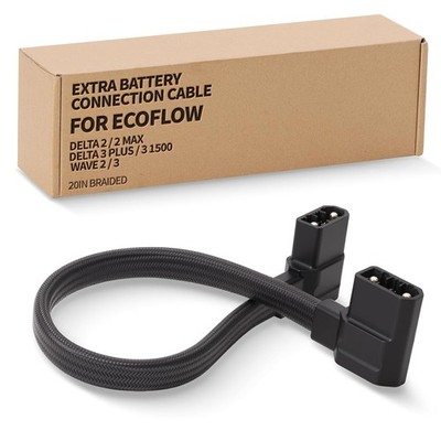 EcoFlow Delta 2/3 Extra Battery Connection Cable Adapter for Delta 2 Max