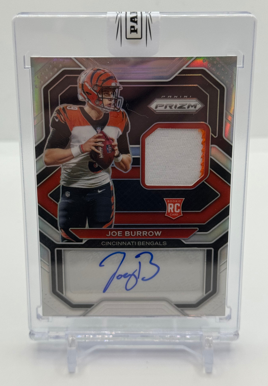 2020 Panini Prizm Silver RPA #1 Joe Burrow 03/99 - With Panini Seal