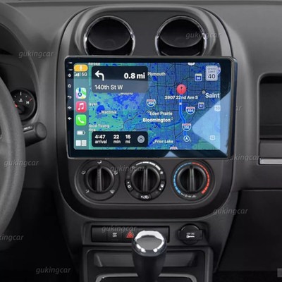 10'' Car Stereo Radio Android 13 Carplay GPS Navi For Jeep Compass 2009-2017