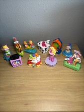 Vintage 1994 Mcdonalds Happy 15th Birthday Anniversary Happy Meal Train Toys Lot