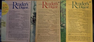 1973 March April May READER S DIGEST MAGAZINE Vintage History Shorts 3 Books