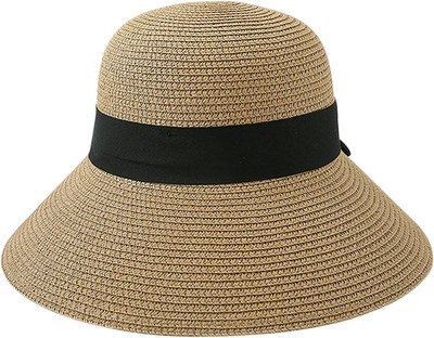 Strohhut Frau Sonnenmütze Adjustable Sonnenhut Sun Hat Sonnenkappe Sonnenblende 