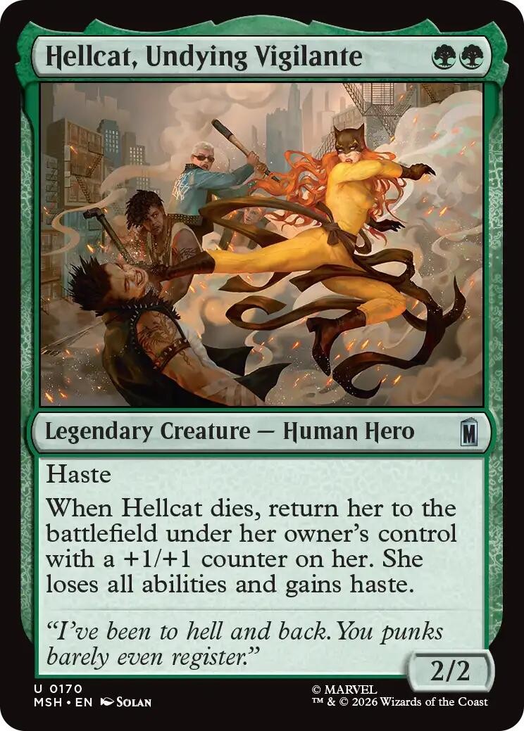 NM - Hellcat, Undying VigilanteMSH - 170Marvel Super Heroes