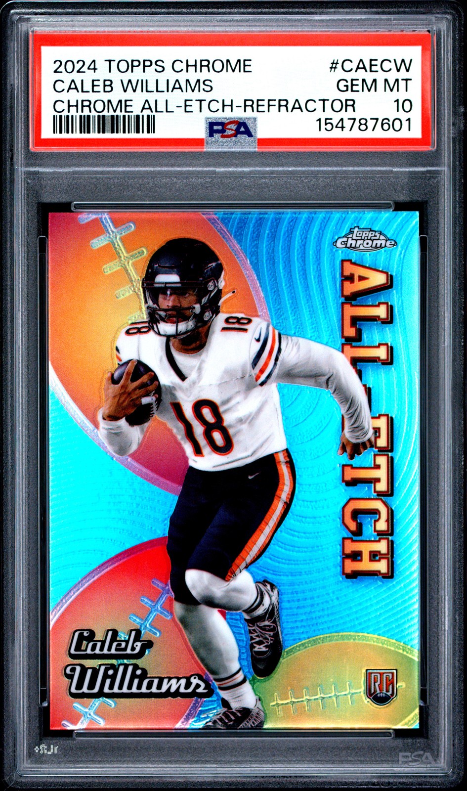 Caleb Williams Topps Chrome All-Etch #CAECW Refractor