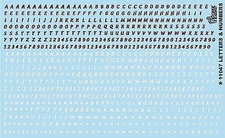 Gofer-Racing Letters & Numbers (Red & White) - Plastic Model Vehicle