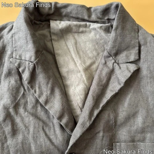 EEL Linen Stick Jacket M - Chic Vintage Aesthetic image 4
