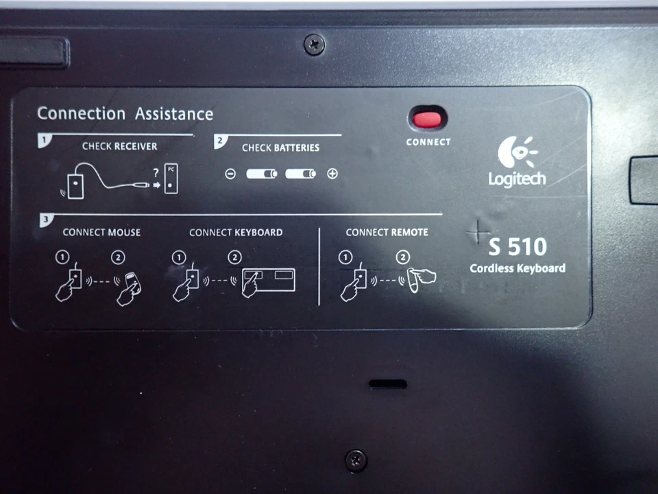 Logitech Cordless Desktop S510 wireless keyboard Without usb receiver - Image 3 of 4