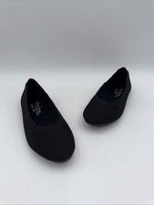 Skechers USA Cleo Love Spell Womens Slip On Black Canvas Size 8W