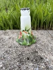 Vintage Floral Glass Lily Lamp Shade. Beautiful Paint Job On This One.