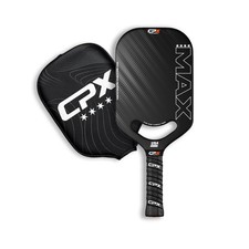 CPX MAX Black Raw Carbon Fiber T700 Pickleball Elongated Paddle Racket - Prof...