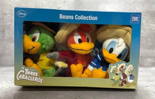 Disney Donald Duck Jose Carioca Panchito Plush Doll The Three Caballeros Used