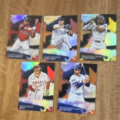 Topps 2026 Stars of MLB Card Lot 5 Cards Trout Tatis Lindor Ramírez Skubal