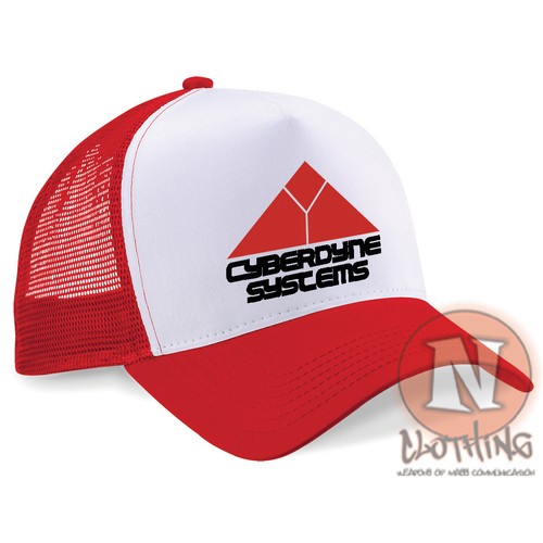 Cyberdyne Systems terminator skynet Half mesh retro trucker baseball cap hat - Picture 10 of 14