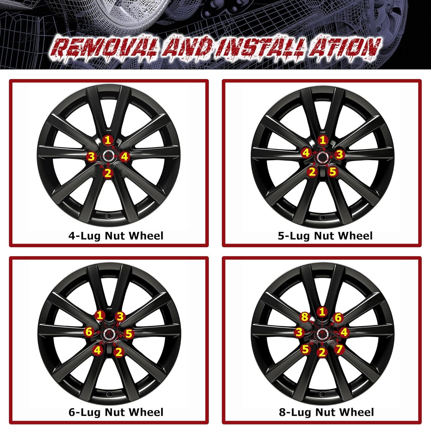 20 PCS LUG NUTS BULGE ACORN 12X1.5 CHROME WHEEL NUT TOYOTA CAMRY RAV4