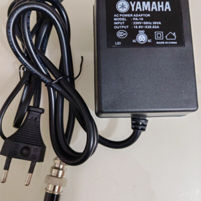 Adaptateur Alimentation 220V Pour Yamaha MG - Modèles PA-10, MG10XU, MG82CX, Etc. - Ouvert Jamais Utilisé