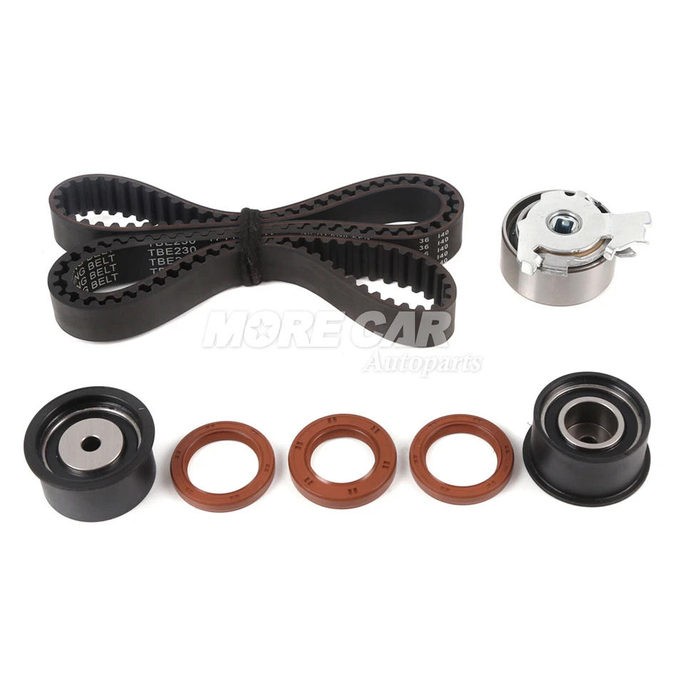 Kit de correia dentada bomba de água para 98-03 Isuzu Rodeo Sport Daewoo Leganza 2.2L X22SE - Imagem 3 de 4