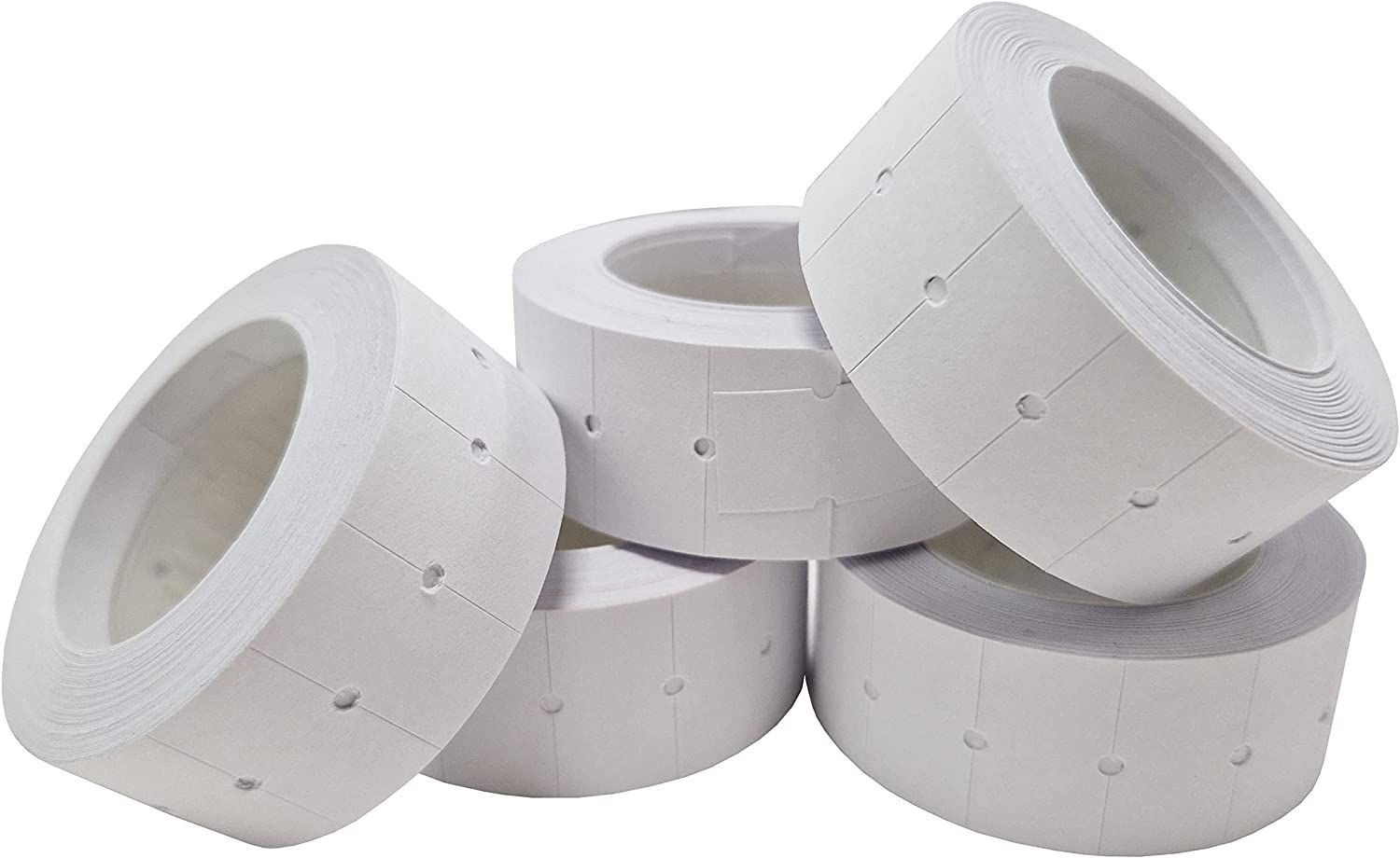 Swift 22 x 12 mm Price Gun Labels CT1 White 5 Rolls 2,500 Stickers