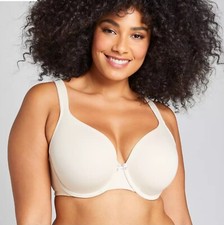 Lane Bryant Bra 44D Cacique Lightly Lined T-shirt Cream