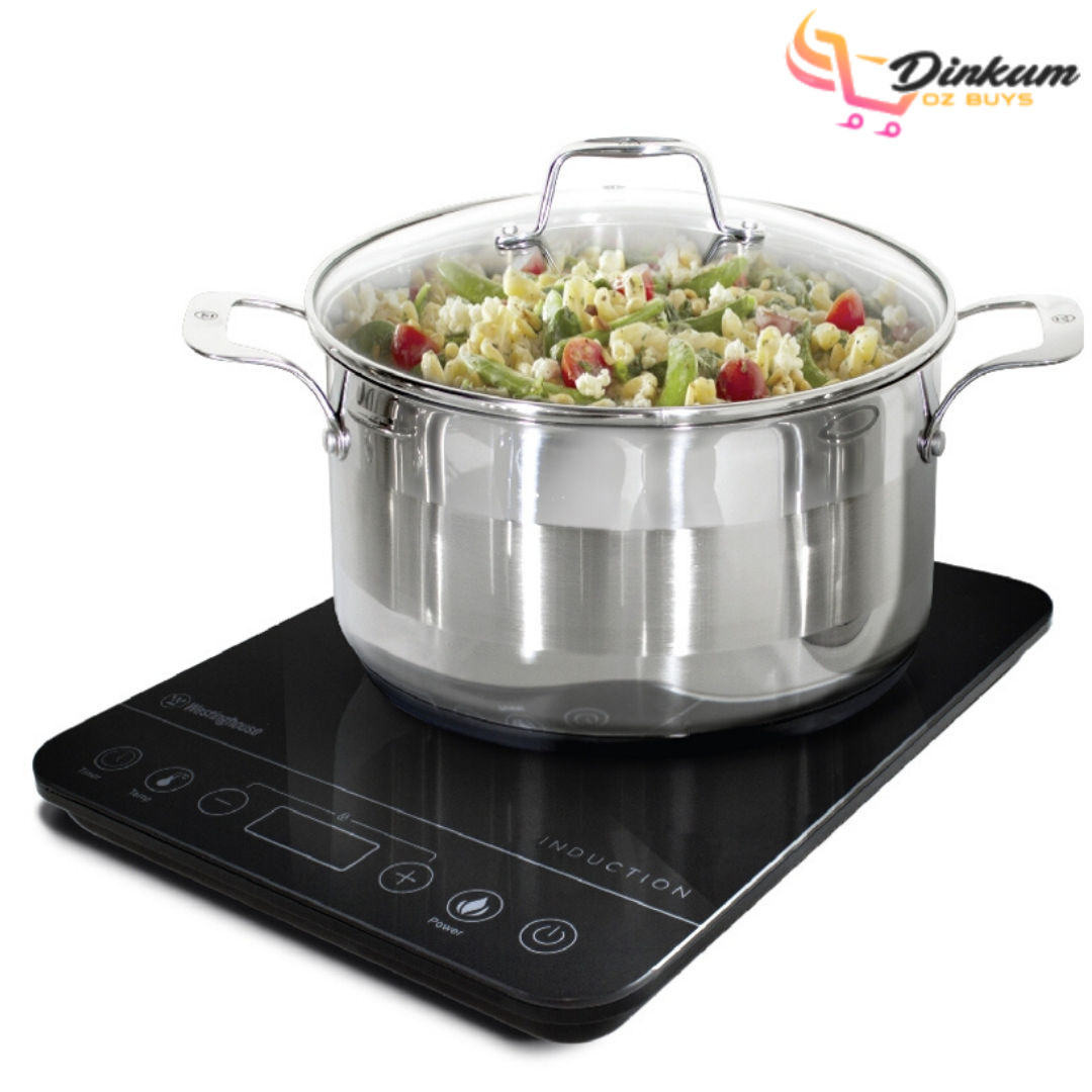Westinghouse Electric Induction Cooktop 2000W Slimline LED Display