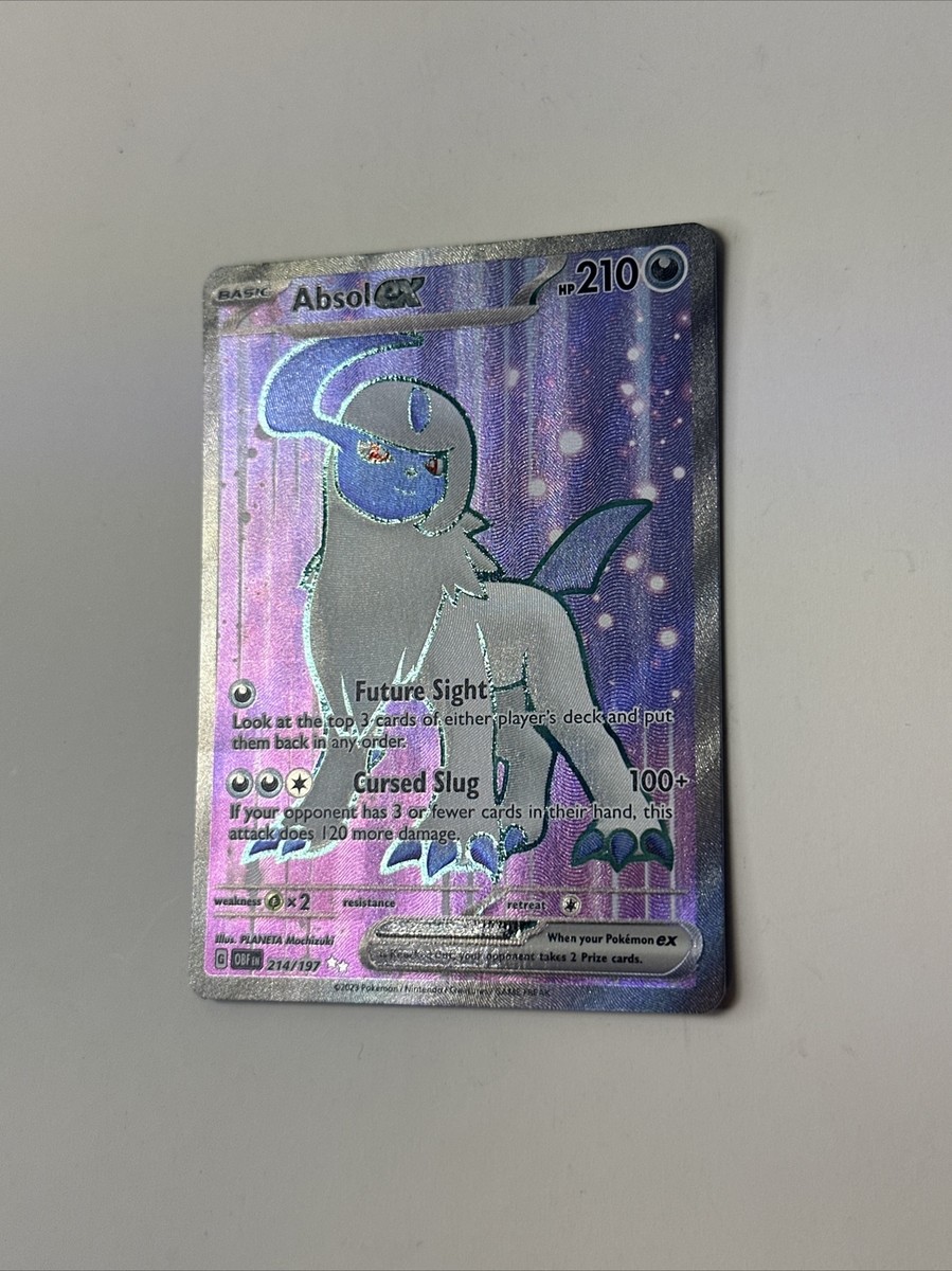 Pokemon TCG Absol ex - 214/197 Obsidian Flames Holo Ultra Rare