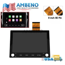 8" LCD Touch Screen Display Digitizer for Mitsubishi Outlander 2 knobs Radio New