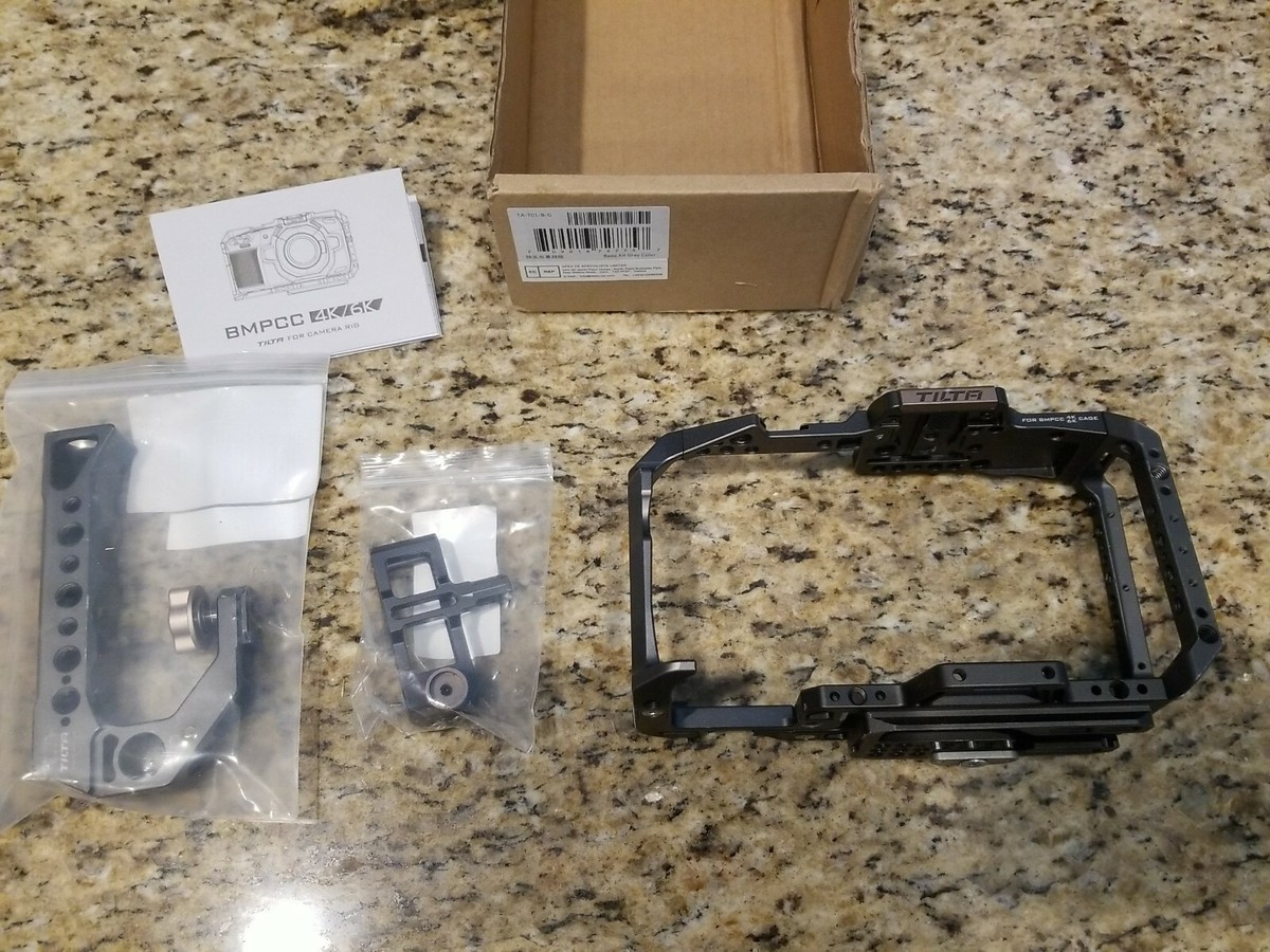 Tilta Basic Kit Camera Cage for Camera Rig BMPCC 4K/6K - Grey, TA 