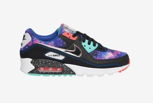 air max 90 black metallic silver racer blue
