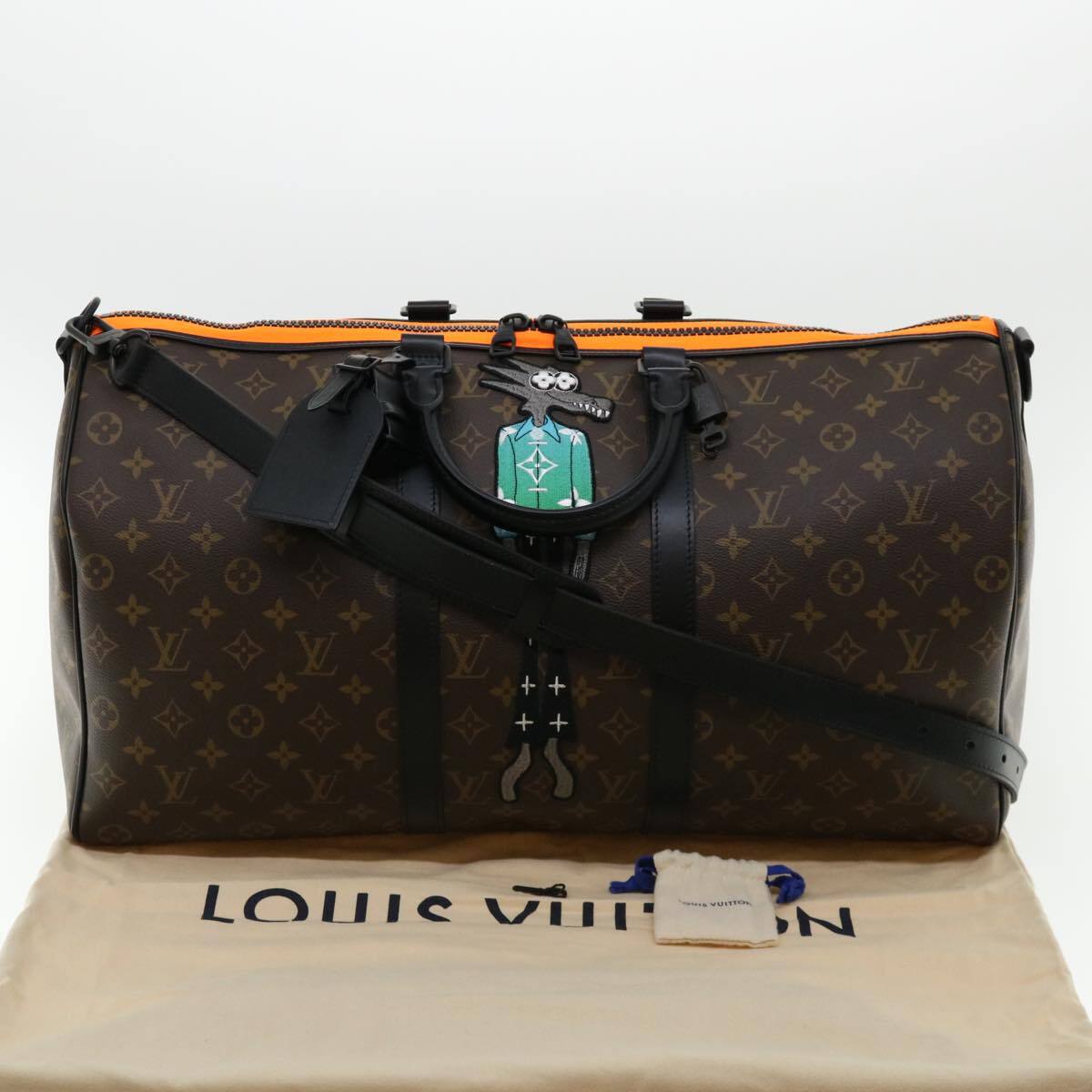 LOUIS VUITTON Cartoon Virgil Keepall Bandouliere50 Boston Bag 