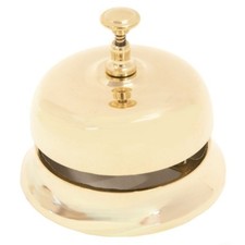 Sonnette D'Hôtel Pour Réception En Laiton Poli Comptoir Restaurant Cuisine