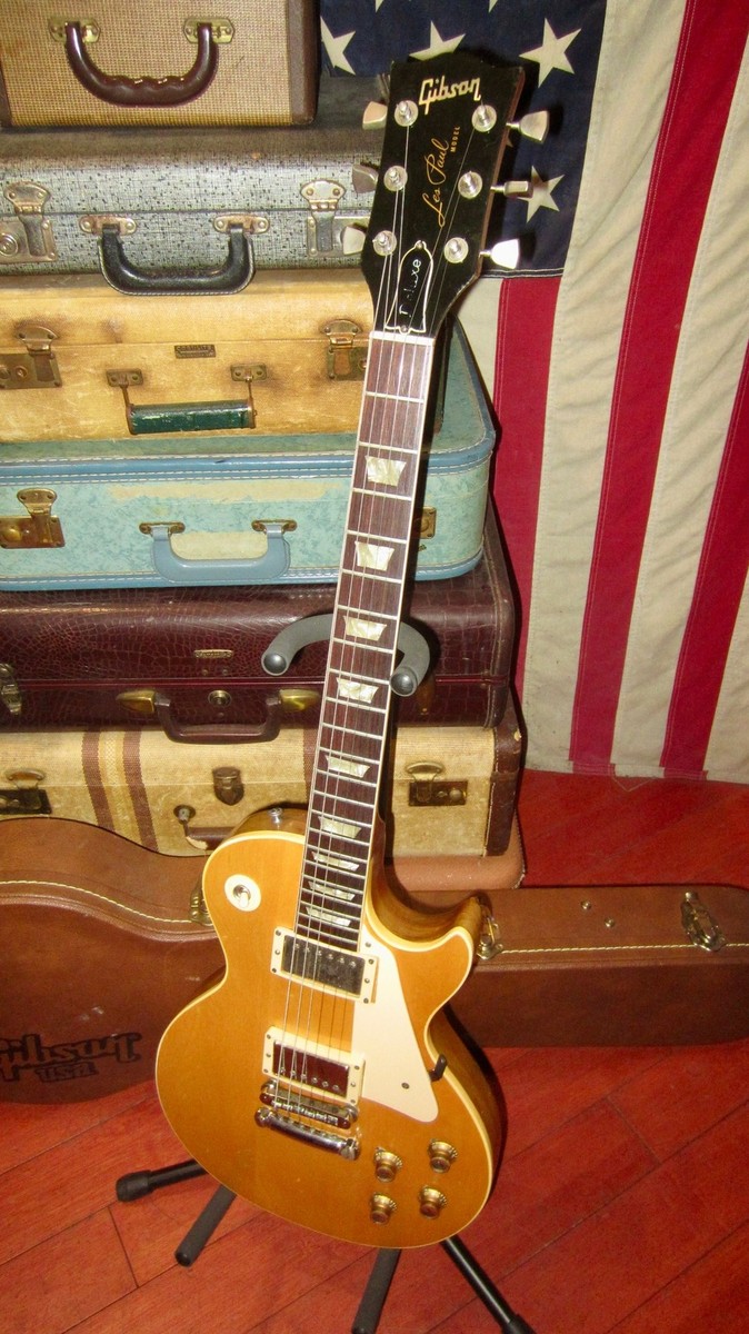 Vintage 1975 Gibson Les Paul Deluxe w/ Humbuckers Natural | eBay