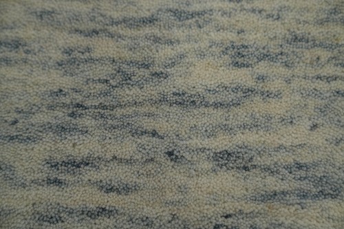 Ivory/ Blue Gabbeh Area Rug Hand-knotted Wool Rug 8x10 ft for Living Room - Picture 6 of 10