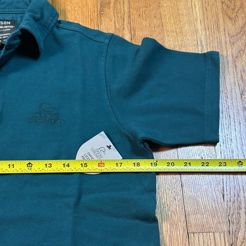 Filson Ducks Unlimited Polo Mens Size XS Green Shirt Activewear Casual NWT $95 - Picture 6 of 7