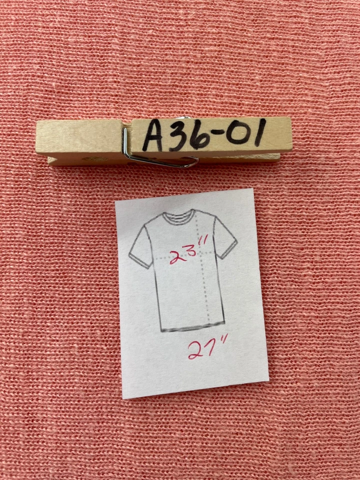 Blusa Top Eileen Fisher Pequeña Pequeña Pequeña de Lino Rosa Manga 3/4 Para Mujer A36-01 Foto 2 de 4