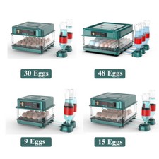 9/15/30/48 Eggs Incubators for Hatching Eggs Automatic Turning Duck Chicken Egg