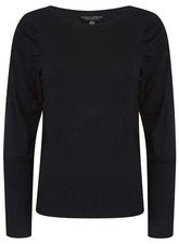 Dorothy Perkins Jumper Ladies Twisted Arm Black Knit Jumper 8 10 12 14 16 18