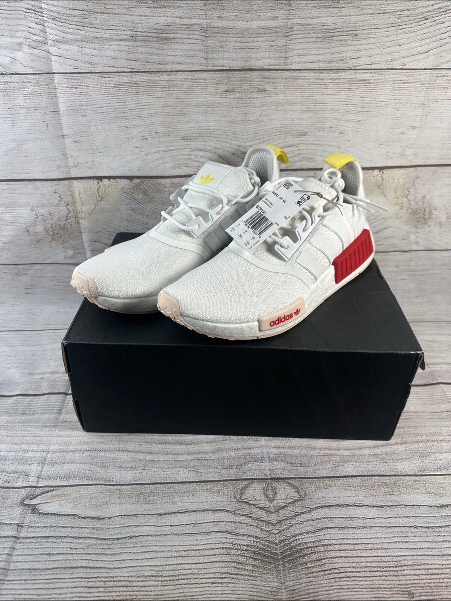 adidas gazelle silver green womens Shop White Mens NMD R1 Lace Up Sneakers – Shoebacca main image 0