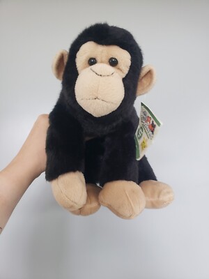 9 ZOLL CUDDLEKINS WILD REPUBLIC SCHWARZER AFFE SCHIMPANSE ANHÄNGER TEDDYBÄR STOFFTIER NEXT K M