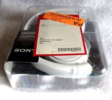 New White Sony Stereo Headphones MDR-ZX110/WC UC Open Box