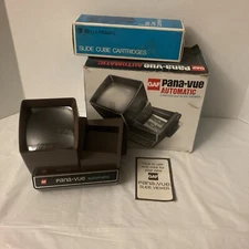 Vintage GAF Pana-Vue Automatic Lighted 2x2 Slide Viewer No Cord