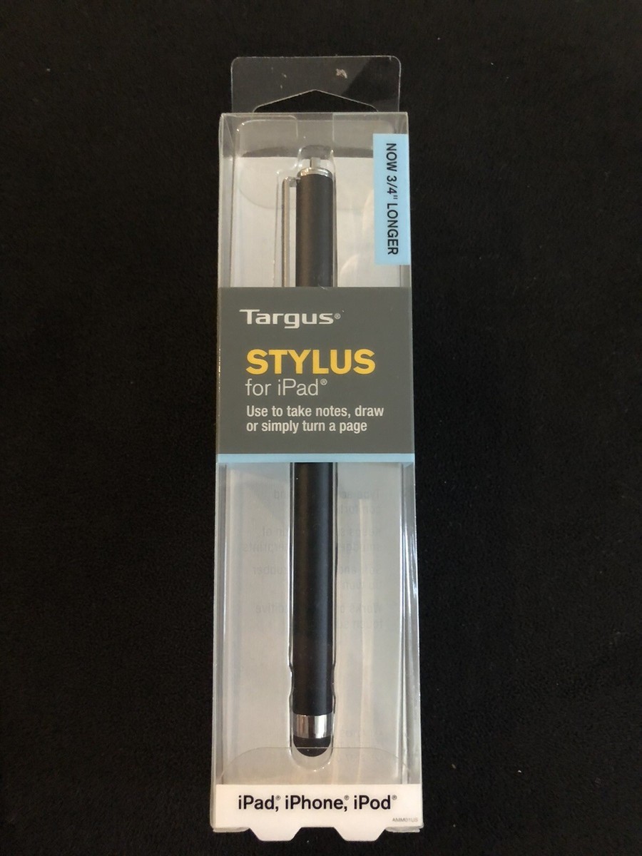 New Targus Stylus for IPAD I-Phone Black Silver AMM01US Targus
