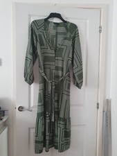 New Look Green Maize Dress Size 8